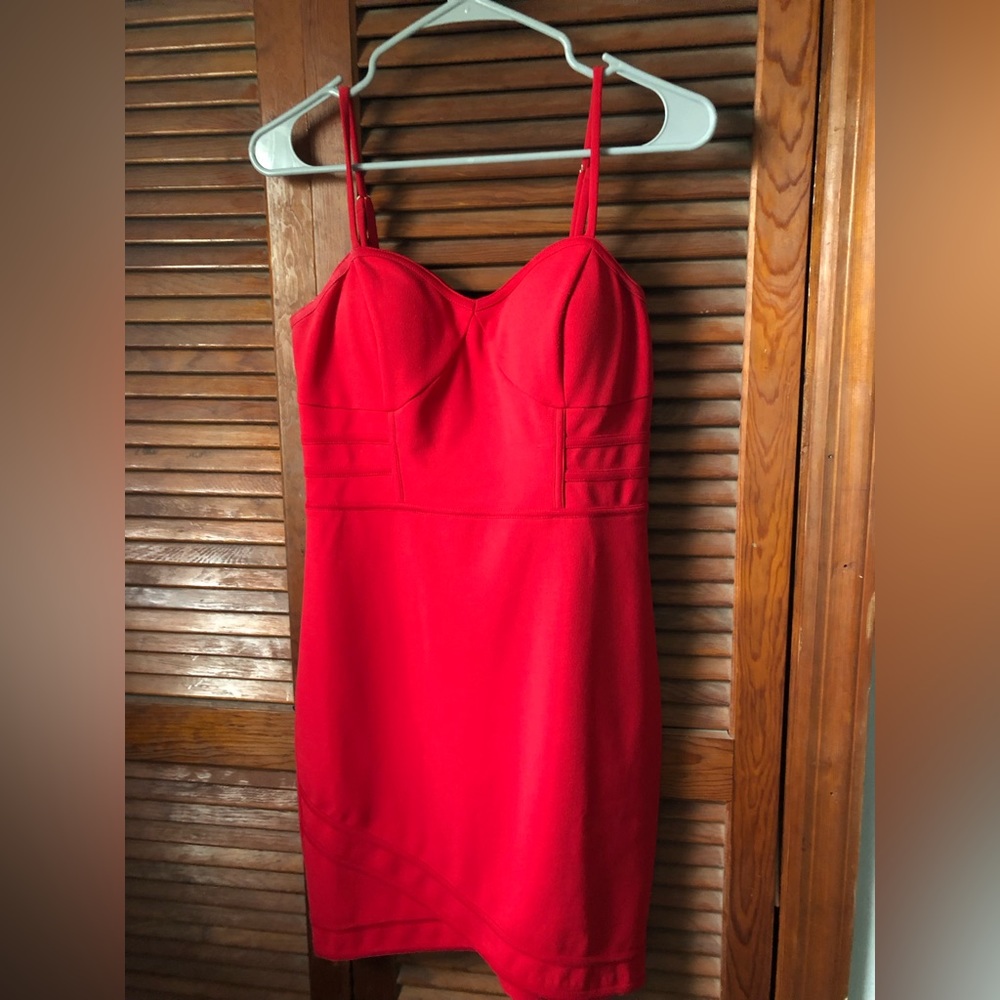 Guess Red Cocktail Dress